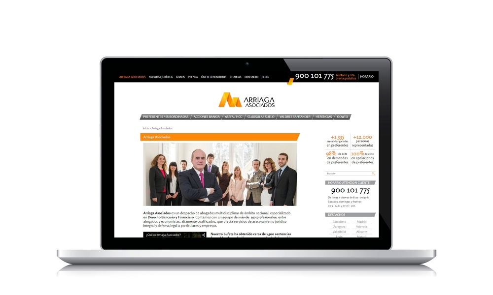 Web. Arriaga Asociados